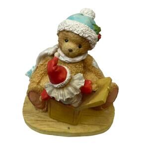 Vintage 1992 Cherished Teddies Douglas 950661 Let's Be Friends Christmas Bears